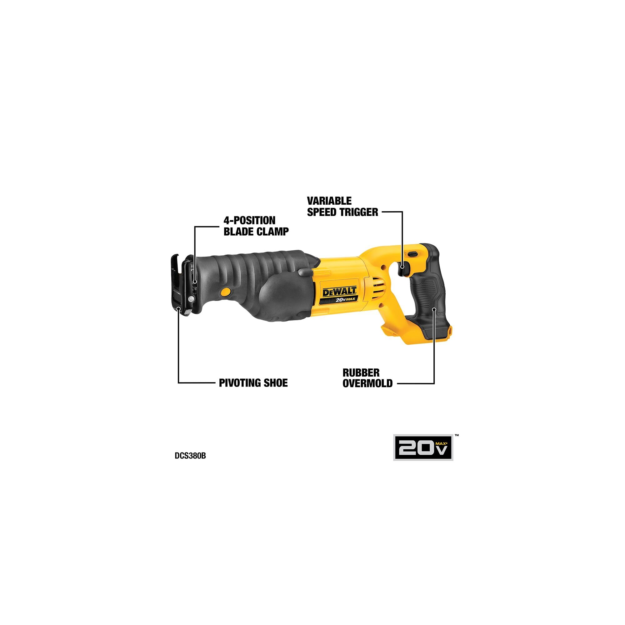 DEWALT Tools 5 Tool Power Tool Combo Kit, Cordless Drill Impact Driver Saw Oscillating Multi-tool Set with 20V MAX Battery and Charger (DCK551D1M1)